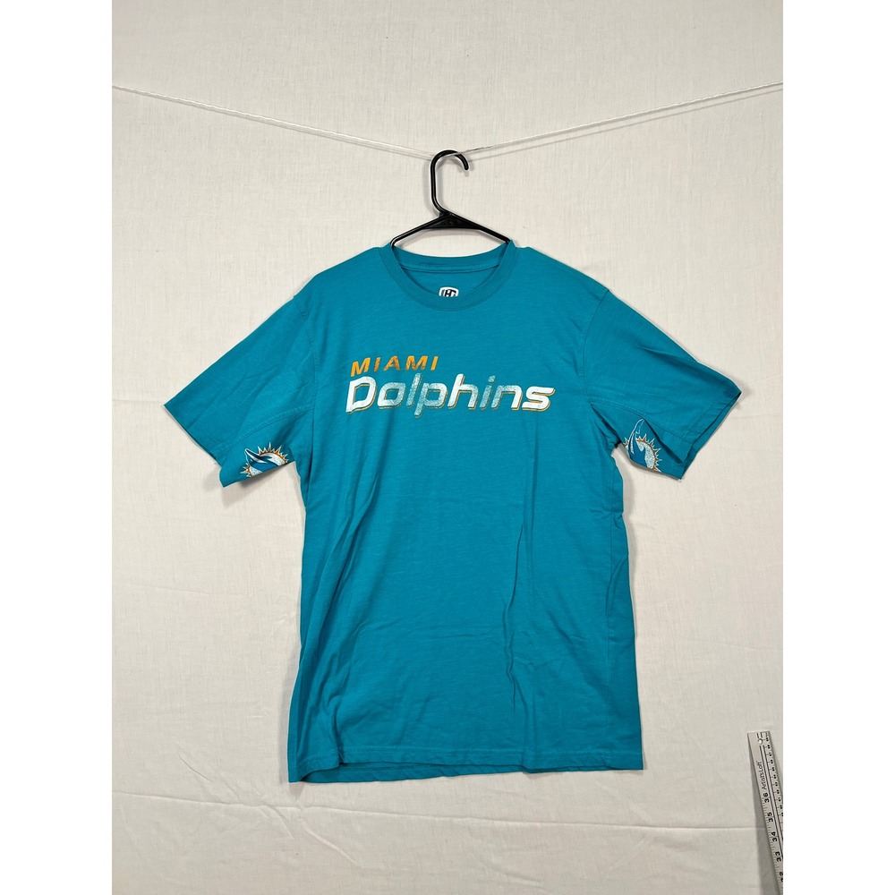 Hands High Miami Dolphins NFL Aqua Teal Graphic T-Shirt Mens Large G-III